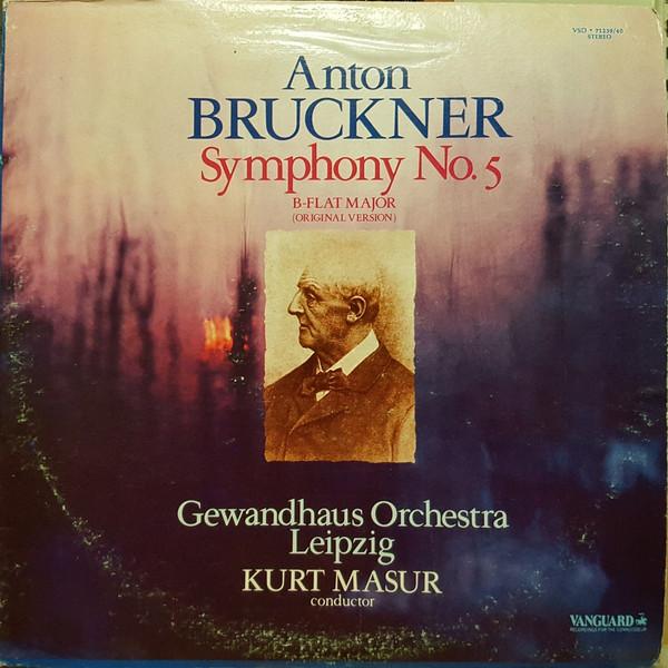 

LP Record ANTON BRUCKNER GEWANDHAUSORCHESTE Symphony No. 5 in Bflat Major Ori VSD7123940 Vanguard 1978 US Classical Used