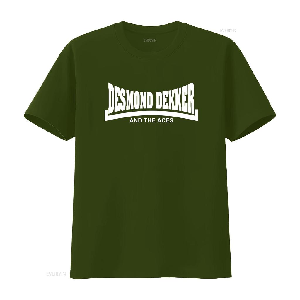 Maglietta Retro Desmond Dekker And The Aces Stile Ska Reggae Anni '60 '70 Tutte le Taglie Colori vintage Lavata Morbida abbigliamento designer