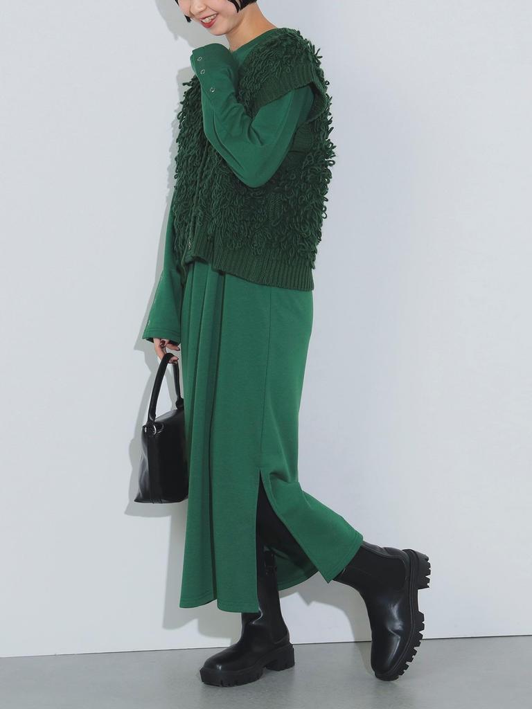 One Piece Kamizelka na pętelkę x One Piece ZIELONY JEDEN ROZMIAR [Beams Heart] (Ustaw przedmiot) Kobiety