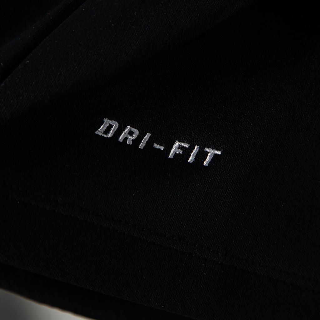 Nike Dri-Fit Half-Zip Stand Collar Long Sleeve Knit Top Men tops Black 698916-011