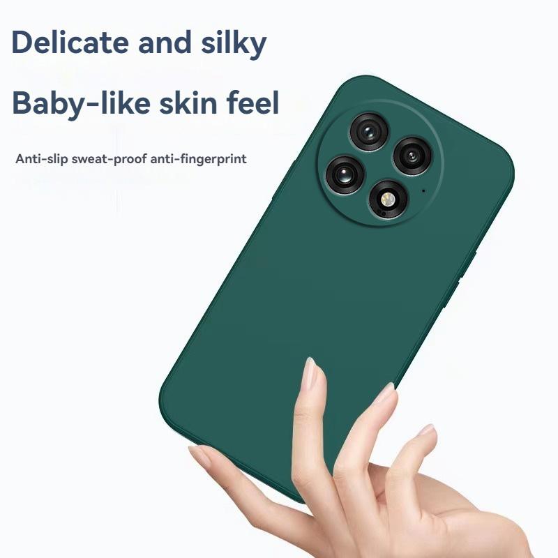 For OnePlus 13 5G Case For Case for OnePlus 13 5G Liquid Silicone TPU Shockproof Monochrome Phone Case for OnePlus 13 5G