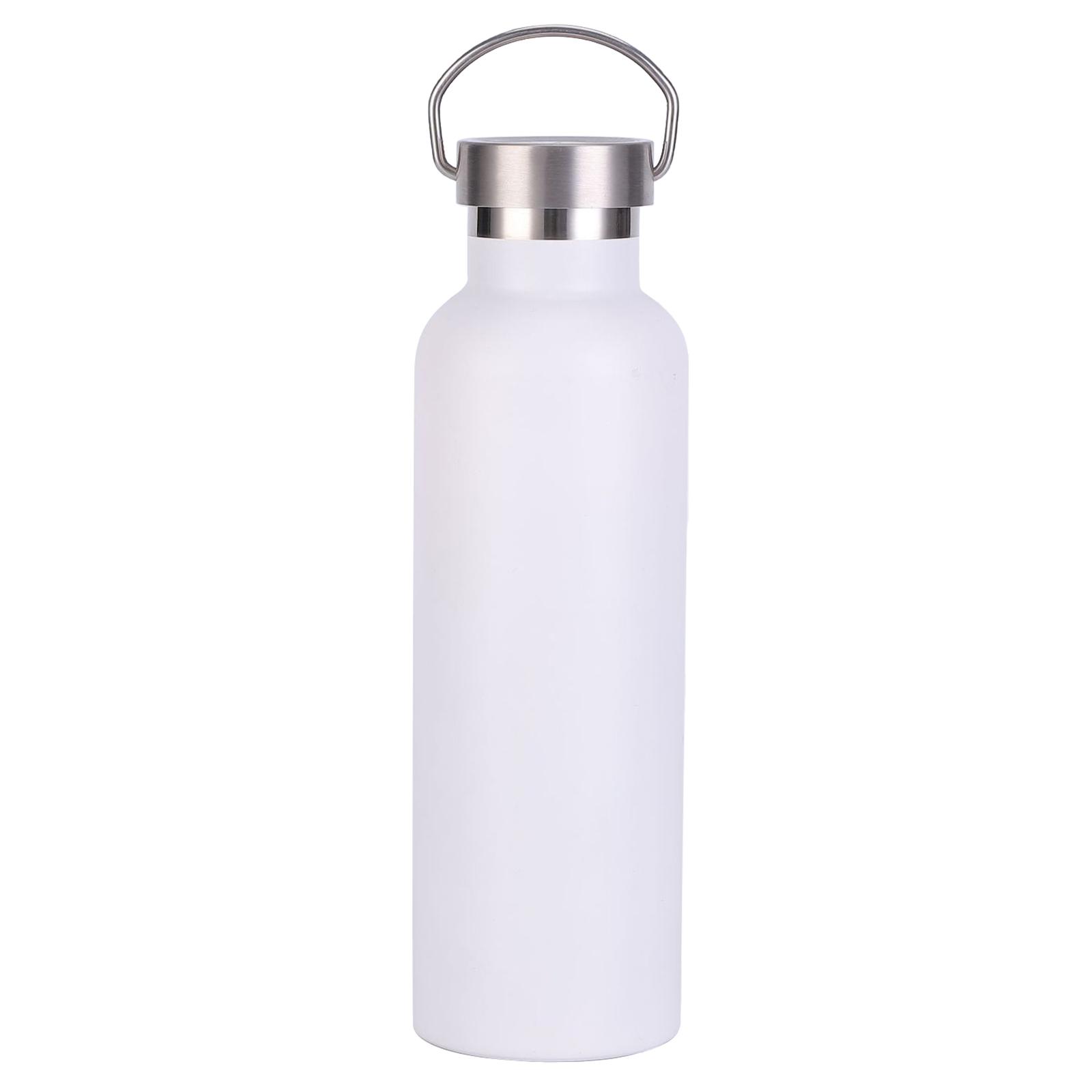 

600ml Stainless Steel Water Bottle with Handle Outdoor Sports Insulated Cup (BPA Free,No FDA) Black