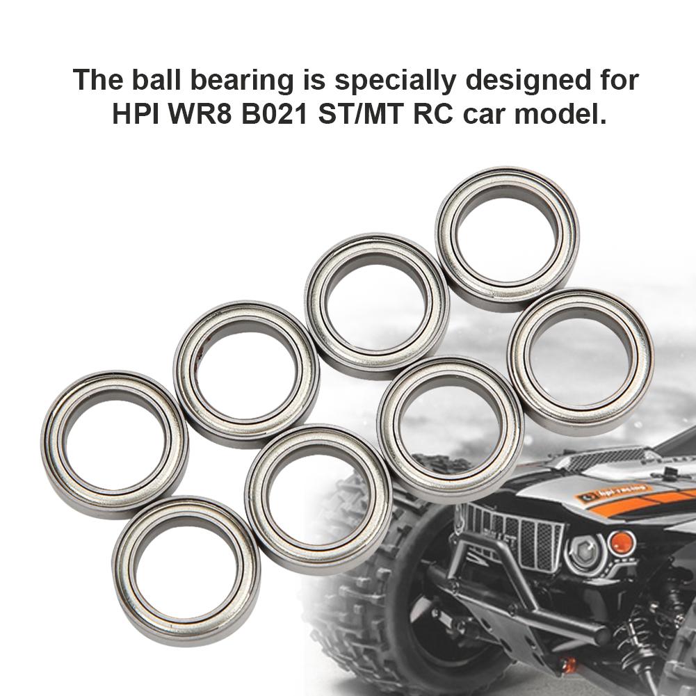 8pcs 10x15x4mm Bearings Fit for HPI WR8 B021 ST Celsius MT RC Car Spare Parts Accessory