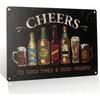 Funny Tin Metal Sign Home Wall Decor for Cafe Bar Garage Christmas Gift