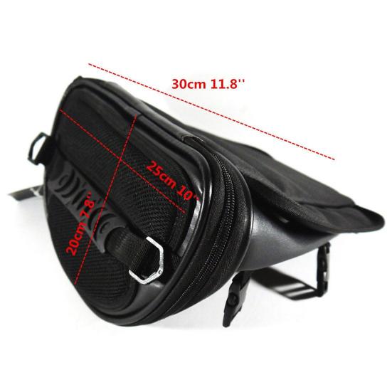 Waterproof Motorcycle Bike Rear Trunk Back Seat Carry Luggage Tail Bag Saddlebag