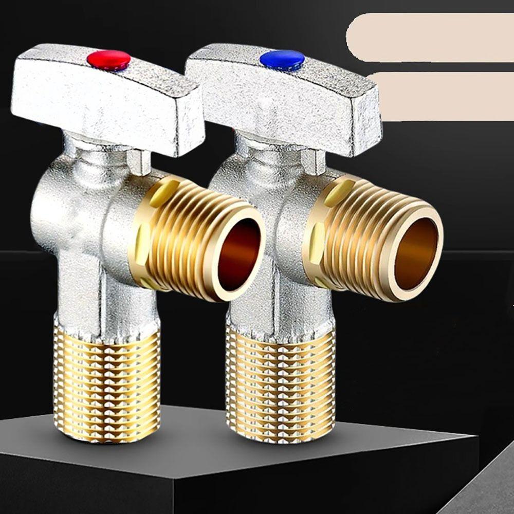 Brass Large Flow Water Stop Valves  For Gas Water Heater Toilet Faucet