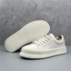 Fashion Fashion Designer New Men's White Black Lace Up Platform Height Increasing Causal Shoes Flats Moccasins Sports Walking Sneakers