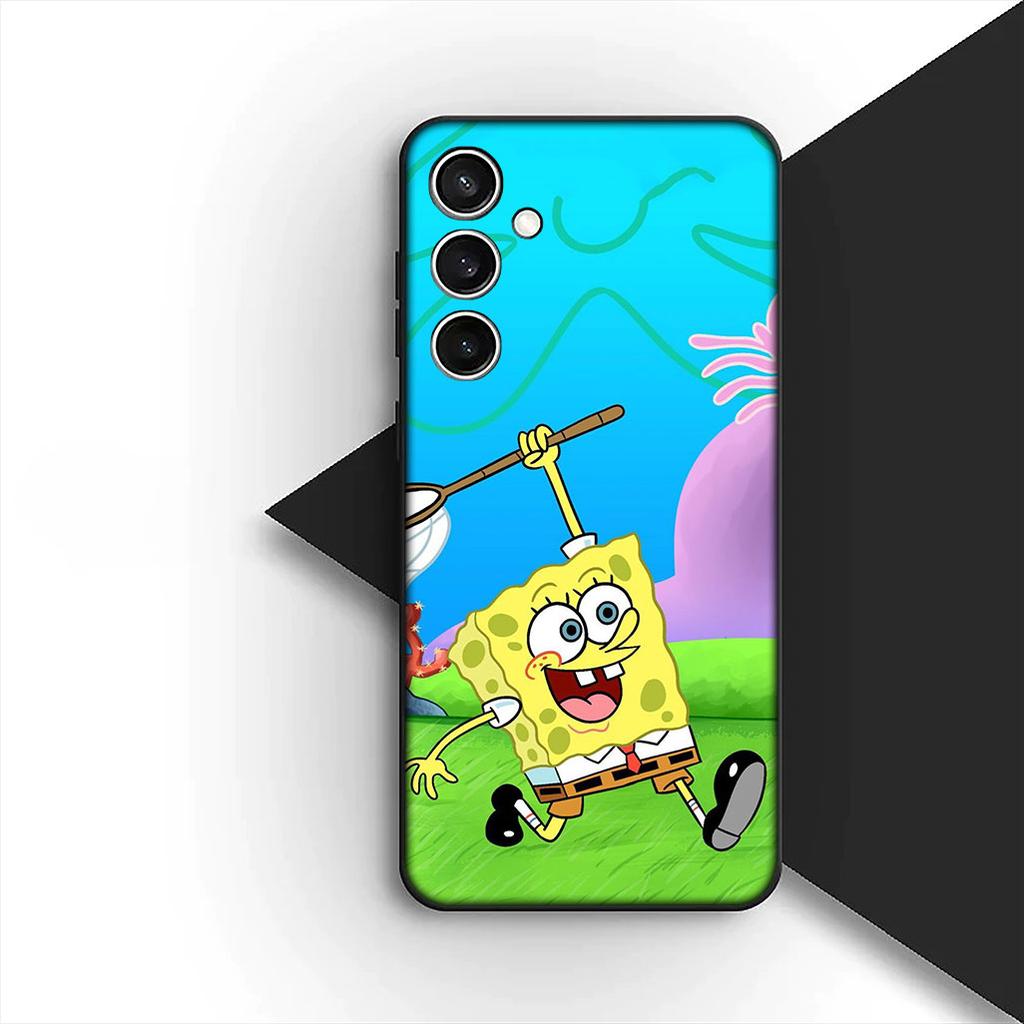 Cover for Samsung Galaxy S20 S22 S21 FE Ultra Plus A07 A17 A15 A16 A25 A57 A37 Phone Case S-SpongeBobs-Cute S-SquarePants-Poster