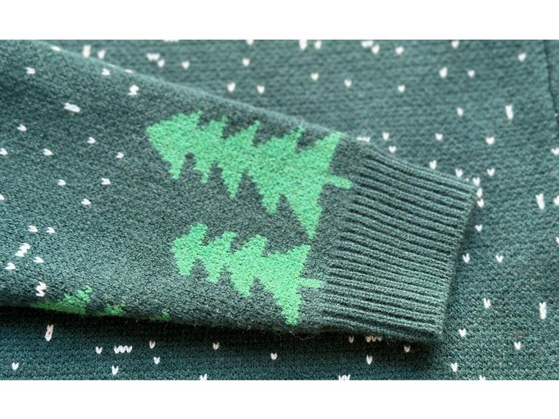 2025 Winter Kinder Roter Rollkragenpullover - Trendiger Weihnachtsstil für Jungen und Mädchen