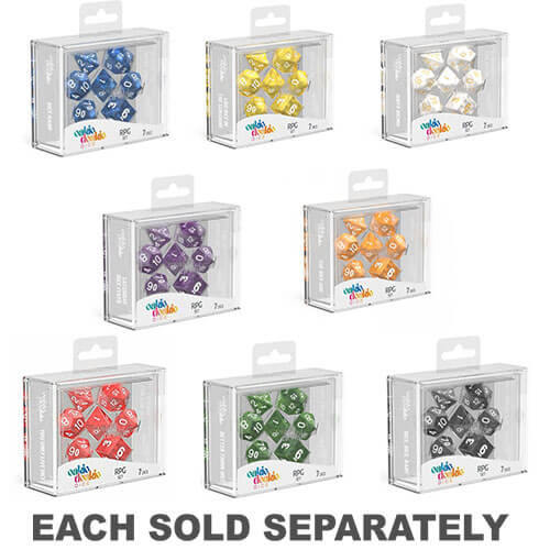 

Набор мраморных кубиков Oakie Doakie RPG, 7 шт.