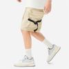 Li-Ning Loose Solid Color Cargo Shorts Men Bottoms Khaki AKSSA37-3