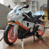 1:12 BMW S1000 RR Gulf Oil Station Super Motorrad Diecast Modellauto Metalllegierung Heimsammlung Ornamente Display-Sockel Geschenk