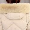 Fashion Winter Woman Long Parkas Hooded With Faux Fur Collar Thick Warm Jacket Detachable Sleeves Women's Coats