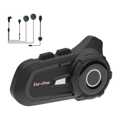 EuroFone S2 Casco de Motocicleta Bluetooth para Motocicleta Conexión Simultánea con Dos Llamadas Automáticas Comunicación Simultánea de 800M IP67 Automático