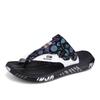 Herren Outdoor Freizeit Flip Flops Sommer Neu Anti-Rutsch Weiche Sohle Komfort Strand Badeschuhe Mode Atmungsaktiv Vielseitig Lauf Sandalen
