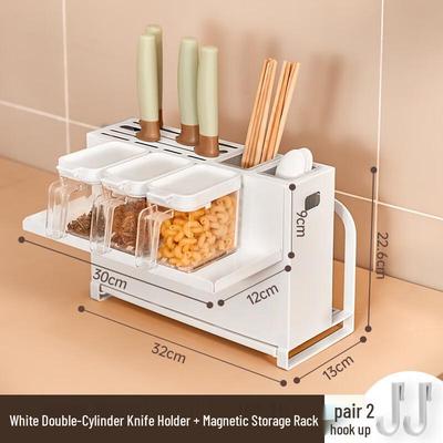 Punch-Free Knife and Chopstick Storage Rack
