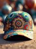 D Print Independence Day Commemorative Sunshade Baseball Cap Outdoor Cap Non-embroidered