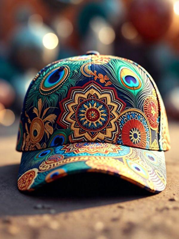 D Print Independence Day Commemorative Sunshade Baseball Cap Outdoor Cap Non-embroidered