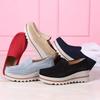 Women Wedges Platform Loafers Ladies Elegant Genuine Leather Moccasins Shoes Woman Autumn Slip on Casual Women's Shoes
