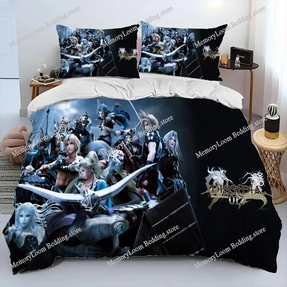 3D Printing Trendy Soft Final Fantasy Series Game Bedding Set Duvet Cover Pillowcase Comforter King/Queen Size Boys Adult Bed
