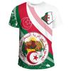 Herren Algerien Flagge 3D Druck T-Shirt Sommer Locker Freizeit Sport Kurzarm Tee