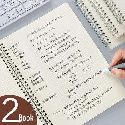 Verdicktes B5 College-Schüler-kariertes Notizbuch - A5 leeres Tagebuch