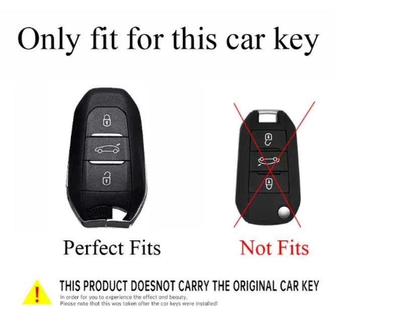 Car Key Case Cover Shell Fob for Peugeot 2008 3008 4008 5008 308 408 508 Citroen C1 C2 C4 C6 C3-XR Picasso Grand DS3 DS5Keychian