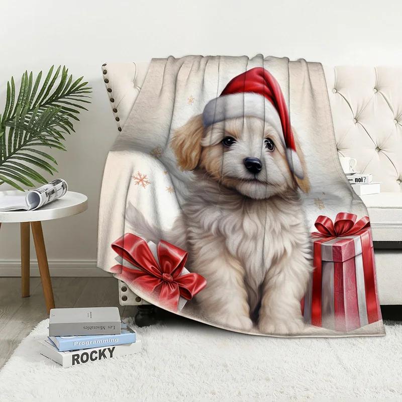 Home decoration plush Throw Sofa blanket Bedspread bed fluffy soft blankets decor Plaid Modern simple Merry Christmas winter