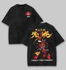 Gurren Lagann Oversized Tee Heavyweight Cotton, Double Printed Kamina,