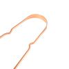 1Pc Simple Copper Tongue Scraper Cleaner Fresh Breath Dental Cleaning Health Oral Care Hygiene Tools