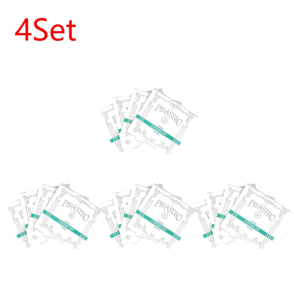 1-8Set D string Chrome Steel 4/4 Violin Strings 319020 E/A/D/G Medium Gauge Violino String Germany Strings Guitar Accessories