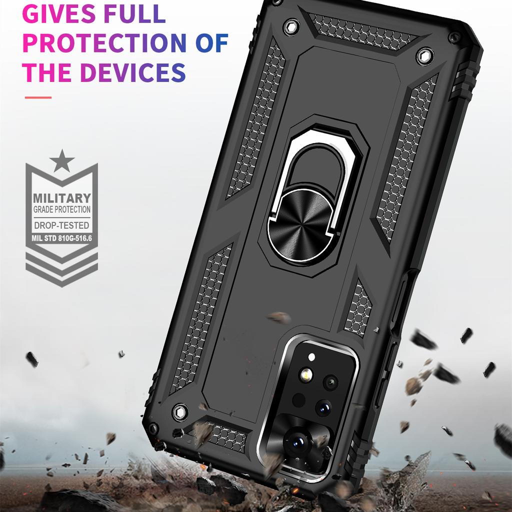 Custodia Armatura Anello da Dito Rigido e Resistente Per Redmi Note11 Note 11 Pro 5g 11s Note 10 10s 10c Anti-Urto Copertura Borsa per Telefono Cellulare