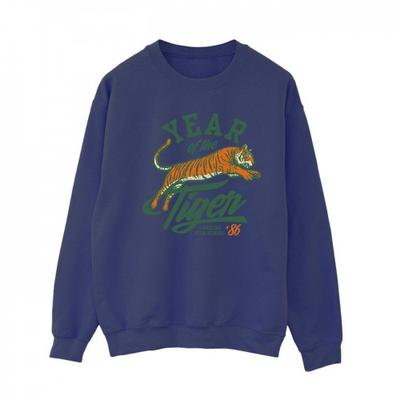 Netflix Womens/Ladies Stranger Things Hawkins Year of The Tiger 86 Sweatshirt