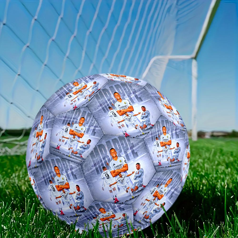 Mbappé Soccer Ball Size 5 Football Machine-Stitched Indoor Outdoor Universal Football for Football Accessories