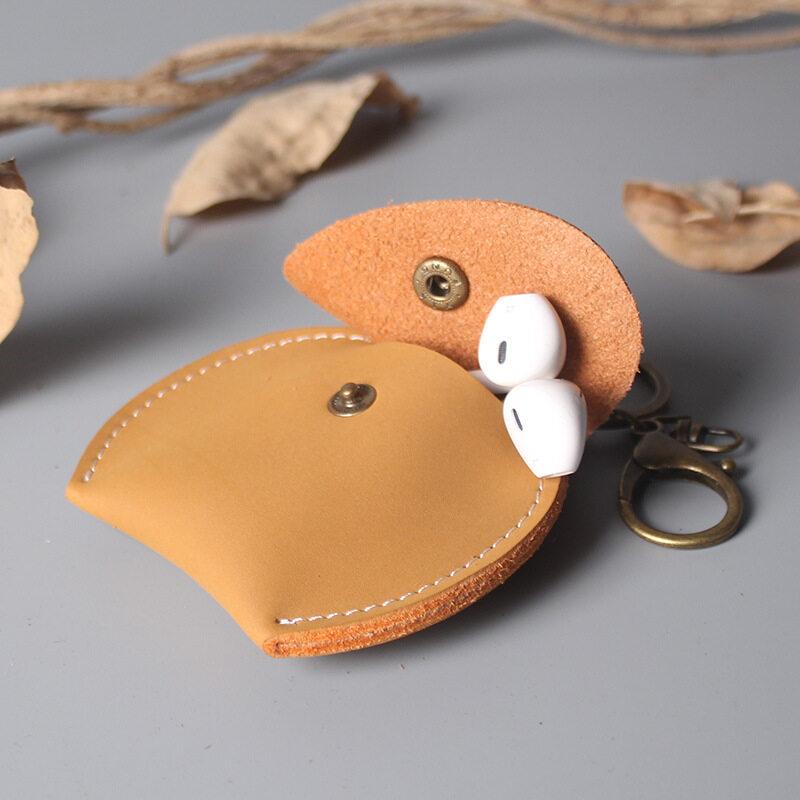 Ретро креативные мужские и женские футляры для мелочи ручной работы из натуральной — фото 3