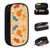 Pikmining Is Love Pencil Case Pencilcases Pen Box for Student Large Storage Bags School Supplies Zipper Stationery