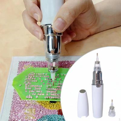 Electric Painting Pen Hobby Craft Tools Handmade with Replace Heads for DIY Crafting