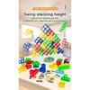 48PCS Tetra Tower Building Blocks Balance Stacking Games Toys for Kids Adults Friends Classroom Family Board Game and Fun Party