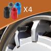 4 Pack Tire Valve Hexagonal Design for SUVs and Cars