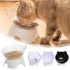 Futternapf mit Ständer Hohe Plastikschüssel für Katzen und Hunde, Rutschfest Nackenschutz, Basisschutz Haustierbedarf Futterspender Kätzchen Sup X0H9