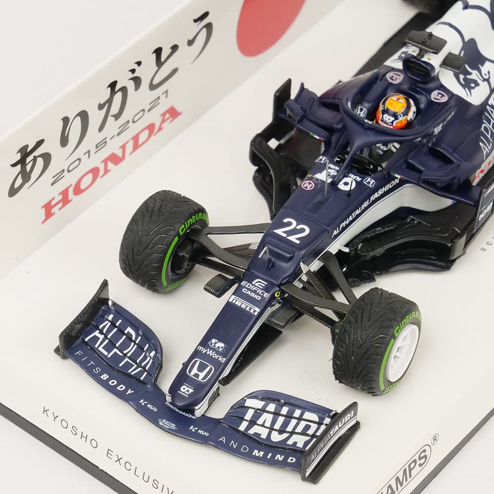 Minichamps Scale Scuderia AlphaTauri Honda AT02 2021 Turkish GP Yuki Tsunoda You Livery Finished Product 1/43 #22 "Thank Honda"