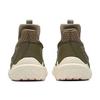 Anta Dominator Shock Absorbing Wear Resistant Mid Top Basketball Shoes Men Sneakers Khaki-Green 91911123-3