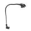 Pet Hair Dryer Holder Angle Adjustable Flexible Clip On Desk Safety Pet Grooming Dryer Holder for Countertop Black