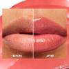 Waterproof Lipstick with Glass Mirror and Plumping Effect Non-Stick Nude Shades,Matte Lip Gloss for Plumper Looking Lips