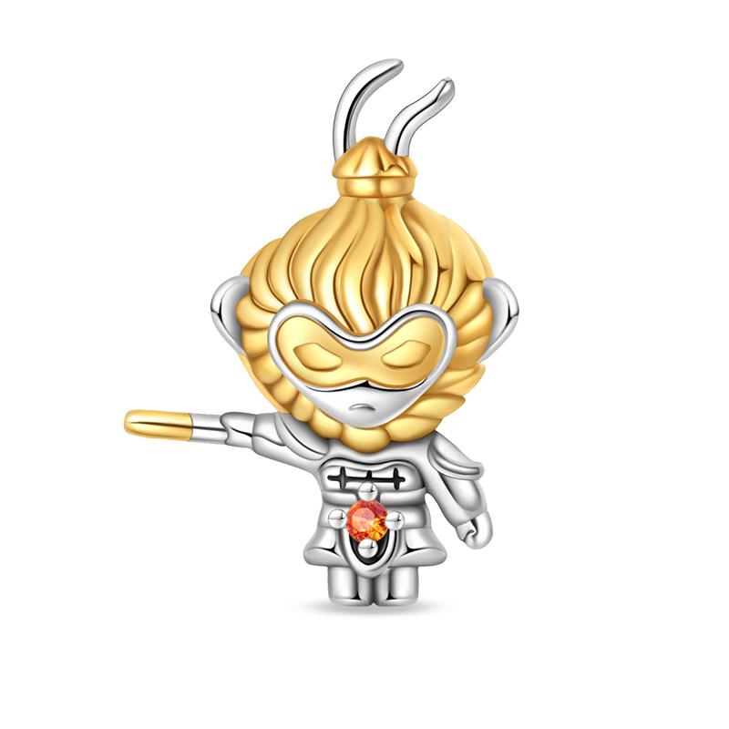 100% Copper Princess Dress Castle Witch Prince Dream Series Charms Beads Fit 3Mm Original Bracelets Diy Fine Jewelry Making