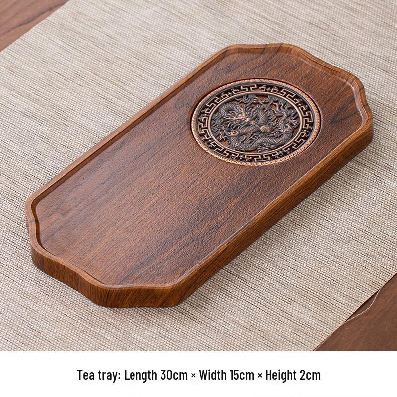 WA Light Luxury Wooden Dry Tea Tray