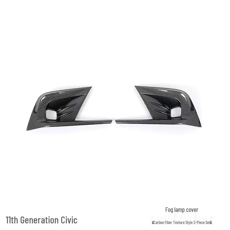 2022 11th Gen Civic Fog Light Cover Trim & Bumper Grille Exterior Mod