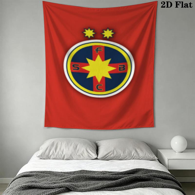 fcsb steaua Wall Tapestry Aesthetic Wall Hanging Printed Fabric Blanket Decorative Tapestries for Bedroom Living Room Home Decor