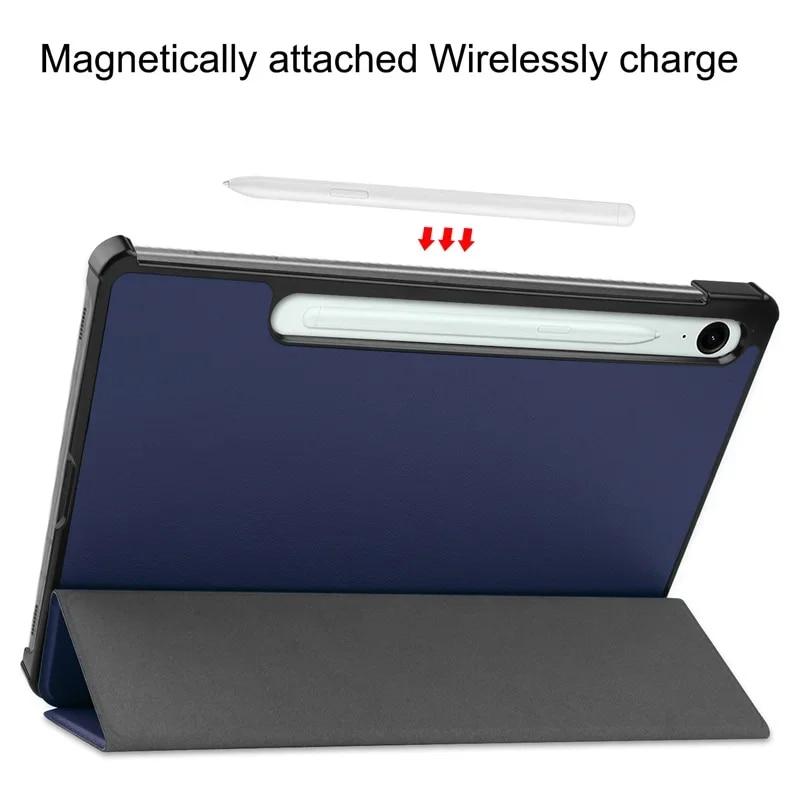 Stand Fall für Samsung Galaxy Tab S9 FE Fall 10,9'' PU Leder Auto Schlaf Abdeckung für Funda Galaxy Tab S9 FE Fall X510 X516 X516B