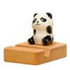Panda Phone Stand Cute Resin Desk Accessory For Office Gifts And Home Decor